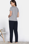 Zivame Farm Lore Knit Cotton Pyajama Sets - Ghost Gray — thumbnail 4